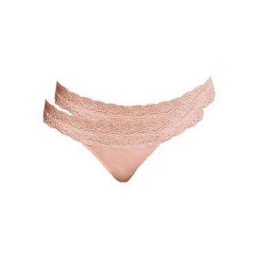 Imagem de Kit com 2 Calcinhas Biquíni Hope L 35320, Bege, M