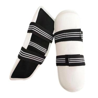 Imagem de menolana Taekwondo Guard Proteção Equipamento espessado Proteção de guarda acolchoada para artes Muay thai adultos crianças homens homens homens, Protetores de pernas M
