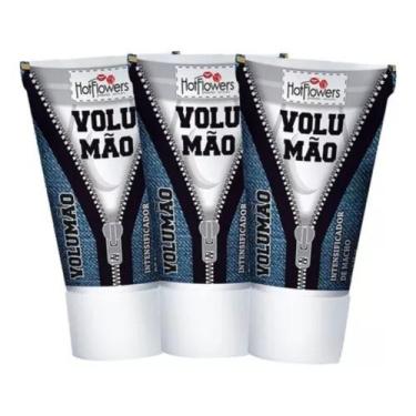 Imagem de Kit 3 Volumão Gel Excitante Masculino 25 gramas Hot Flowers