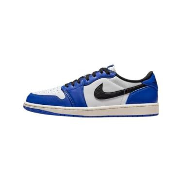 Imagem de Tênis Jordan Air 1 Low OG (CZ0790-140, Branco/Game Royal/Vela/Preto), Branco/Game Royal/Vela/Preto, 43