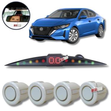 Imagem de Sensor De Estacionamento Ré Visor Slim Sentra Todos - Tech One, BRANCO