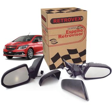 Imagem de Par De Espelho Retrovisor Eletrico Retrovex Onix /prisma