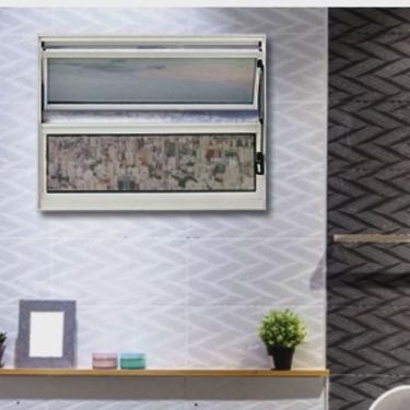Imagem de Janela de Alumínio Basculante 40x80cm Linha Plus Lux Esquadrias