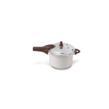 Imagem de Panela Pressão Antiaderente Brinox Pressure 4,2L Vanilla