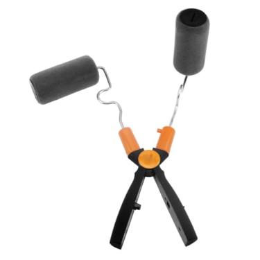 Imagem de Tolxh Pincel de pintura de ponta dupla Pincel de rolo de pintura ajustável 42,5 * 22,5 * 9,5 cm Ferramentas utilitárias de qualidade durável novas peças de reposição para pincel de rolo de pintura