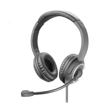 Imagem de Headset Com Fio Hf600 Conexão P3 E Usb Cabo De 240cm...