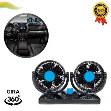 Imagem de Ventilador Duplo Automotivo 12V - 2 Velocidades - Silencioso - Ybf