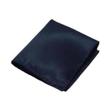 Imagem de Lenço de Bolso Masculino Vintage - Quadrado, Sólido e para Padrinhos d