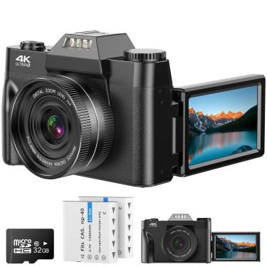 Imagem de Câmera digital jhamal 4K 56MP Point and Shoot para crianças