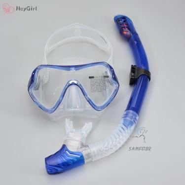 Imagem de Máscaras Mergulho Profissional Conjunto Saia Silicone Snorkel Adultos 