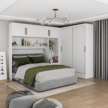 Imagem de Quarto Modulado Casal 6 Portas Belém Carioca Móveis