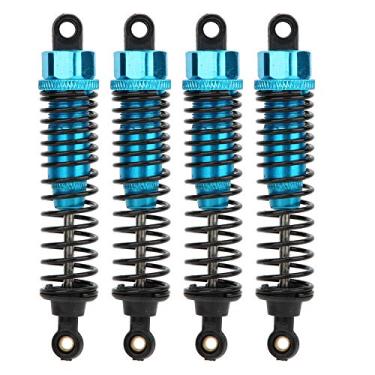 Imagem de Amortecedor de choque RC Alto desempenho de choque de metal durável para trx4 scx10 d90 1/10 rc rastreador azul 90mm 4pcs