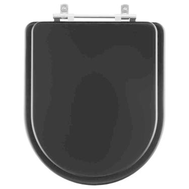 Imagem de Assento Sanitário Poliester Duomo Plus ébano (preto) Para Vaso Deca
