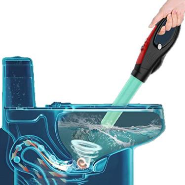 Imagem de Desbloqueador de sanita insuflável, desbloqueador de pia de alta pressão bomba de drenagem de compressor de drenagem de ar elétrico potente