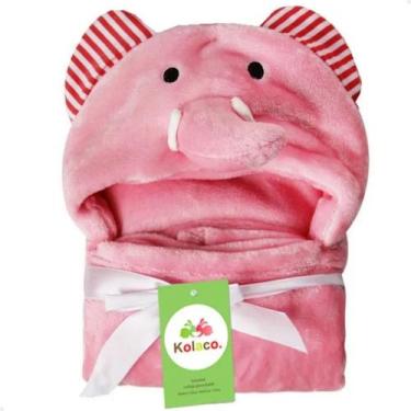 Imagem de Manta Cobertor Toalha de Banho com Capuz para Bebê Criança Lorben Mant