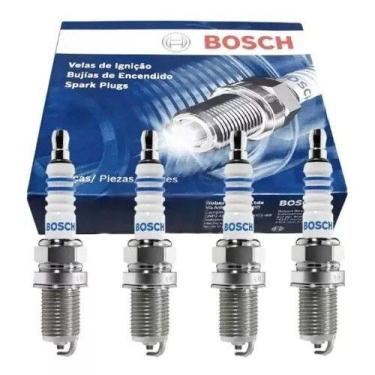 Imagem de Kit com 4 Velas de Ignição Fiat Uno / Fiorino 1.5 1.6 1984 a 1996 BOSC