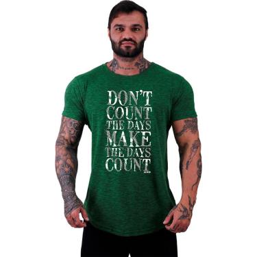 Imagem de Camiseta Longline Masculina Manga Curta MXD Conceito Não Conte Os Dias Faça Os Dias Contarem-Masculino