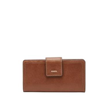 Imagem de Fossil Logan Tab Clutch - Brown