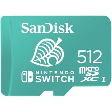 Imagem de SanDisk Cartão microSD de 512 GB, licenciado para Nintendo Switch - Feito para Nintendo-Switch 1, OLED e Lite - SDSQXAO-512G-GNCZN