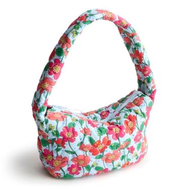 Imagem de Vera Bradley Bolsa de ombro feminina Disney Featherweight Tifton, Mickey Meadow, tamanho único