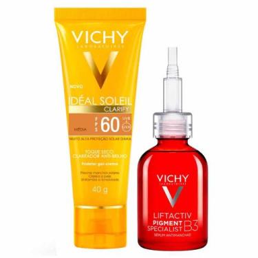 Imagem de Vichy Kit - Sérum Antimanchas + Protetor Solar Média FPS 60, Kit