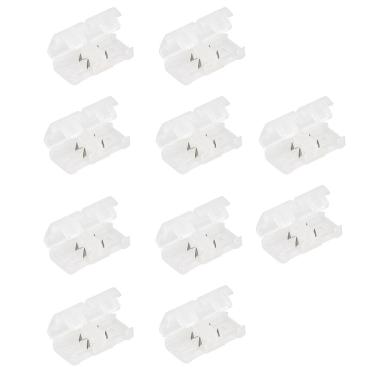 Imagem de Conector Emenda para Fita de LED Kit 10 unidades Casa Loja Ambiente Externo Interno Decoraçao Ambiente Iluminaçao
