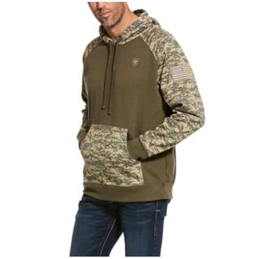Imagem de Ariat Moletom masculino Patriot 10027982XXXLR SAGE CAMO XXXLR