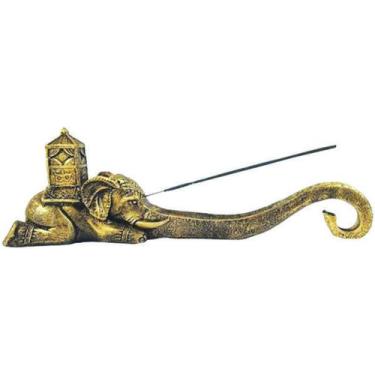 Imagem de Incensário Elefante Para Incenso Vareta 13012 - Mana Om By Plat1