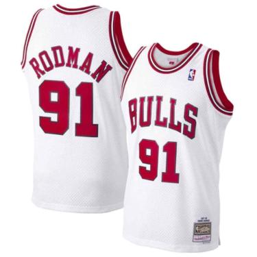 Imagem de Regata NBA Swingman Chicago Bulls 1997-98 Dennis Rodman #91 Mitchell & Ness-Masculino