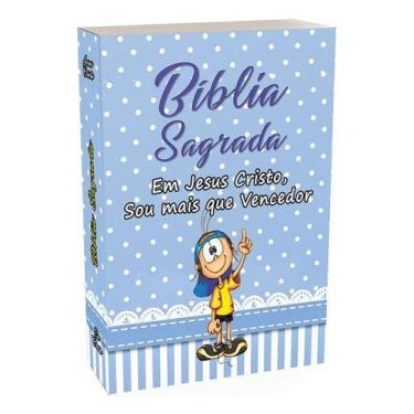 Imagem de Bíblia Para Crianças - Possui No Verso Da Bíblia Uma Mensagem Alertand