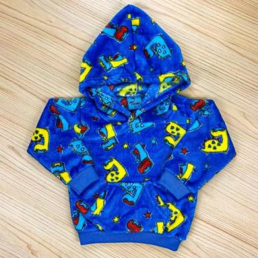 Imagem de Casaco fleece cobertor de bebê - ., Cor única, Tam 3 anos 