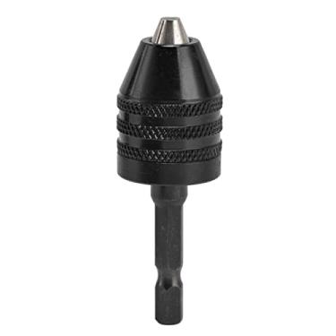 Imagem de 3 Mandíbulas Keyless Drill Chuck Adaptador, 0.6-8mm 1/4in Hex Shank Impact Driver Bit Converter para Moedor Elétrico Multi Função Chuck
