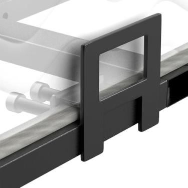 Imagem de Niciksty Juntas de colchão antiderrapantes, 6 peças, rolha deslizante de colchão, suporte de colchão ajustável para estrutura de cama de metal, retentor de colchão evita que o colchão deslize, preto