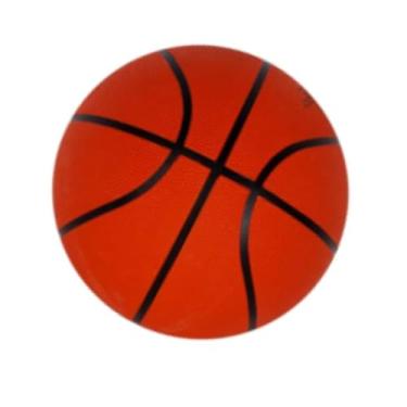 Imagem de Bola de Basquete Tamanho Padrão 7, 74,9cm, Laranja, Material de Borracha
