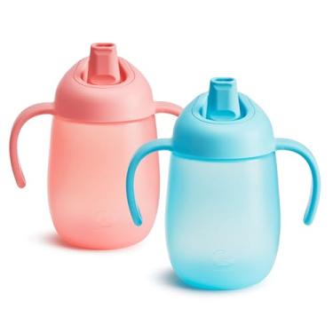 Imagem de Munchkin Copo de bico Simple Clean Trainer com alças, acima de 6 meses, 200 ml, azul/rosa
