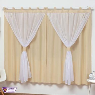 Imagem de Cortina infantil slin menino voil 2,00m x1,70 varão simples - OFICINA 