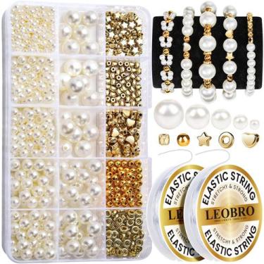 Imagem de Kit de Fabricação de Pulseiras com 720 Miçangas LEOBRO - Para Adultos
