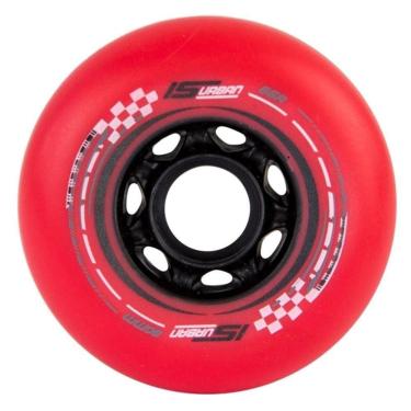 Imagem de Roda Para Patins 80mm Is Cor Vermelho (jg C 4)