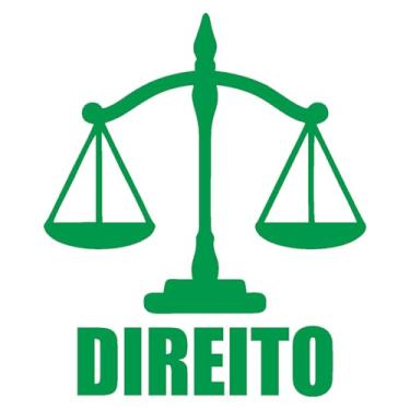 Imagem de Adesivo Profissão Direito para Estudantes e Advogados Ideal para notebook carro portas vidros Paredes vários tamanhos (VERDE, 46,2x55cm)