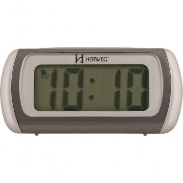 Imagem de Relógio De Cabeceira Despertador Digital 2916 Herweg Cinza