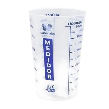 Imagem de Copo Medidor 500ml Para Litros Xícaras Gramas Polipropileno - Panamby