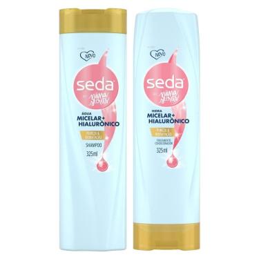 Imagem de Kit Shampoo Seda Hidratação Micelar by Niina Secrets 325ml + Condicionador 325ml