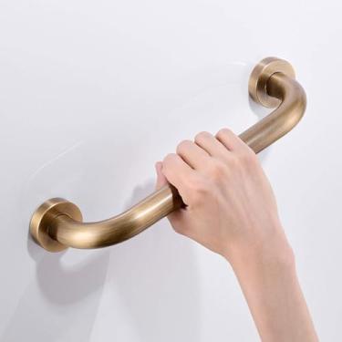 Imagem de Barra De Apoio De Segurança Para Banheiro, Barras De Apoio Para Banheiro - Auxiliares De Banheira Para Deficientes E Idosos - Barra De Apoio Para Vaso Sanitário Montada Na Par, Antique, 30cm