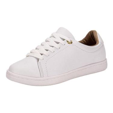Imagem de Tênis feminino casual modare 7363305, Branco, 37