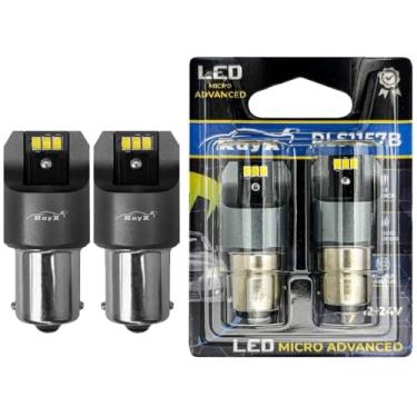 Imagem de Lâmpada Led 1157 BAY15D 2 Polos Micro Advanced RayX 12-24v Canbus Branco