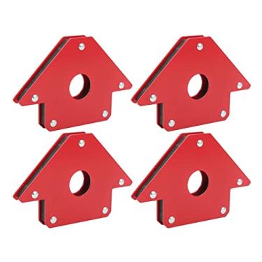 Imagem de aqxreight 4 PCS 50lb Solder Magnético 45 90 135 Configuração de Soldador de ângulo Múltiplo Configuração de ângulo de Suporte do Gabarito Tubo de Soldagem de Ferramentas de Alimentação do Gabarito e