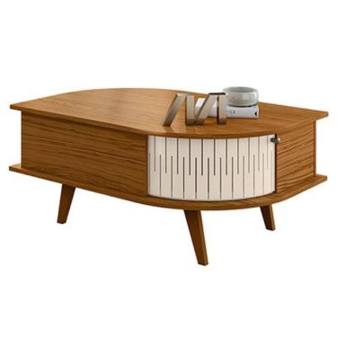 Imagem de Mesa De Centro Indianápolis Off White – Madetec