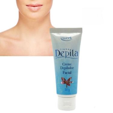 Imagem de Creme Depilador Facial Sem Dor Pele Lisa e Macia - Lucy's