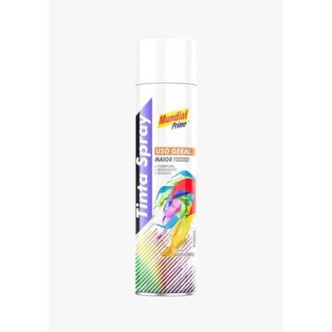 Imagem de Spray Branco Fosco Uso Geral 400ml Mundial Prime  Versatilidade, Quali