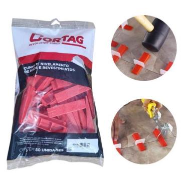 Imagem de Cunha Nivelamento Piso Azulejo Cortag Assentamento Preciso Cerâmica Re